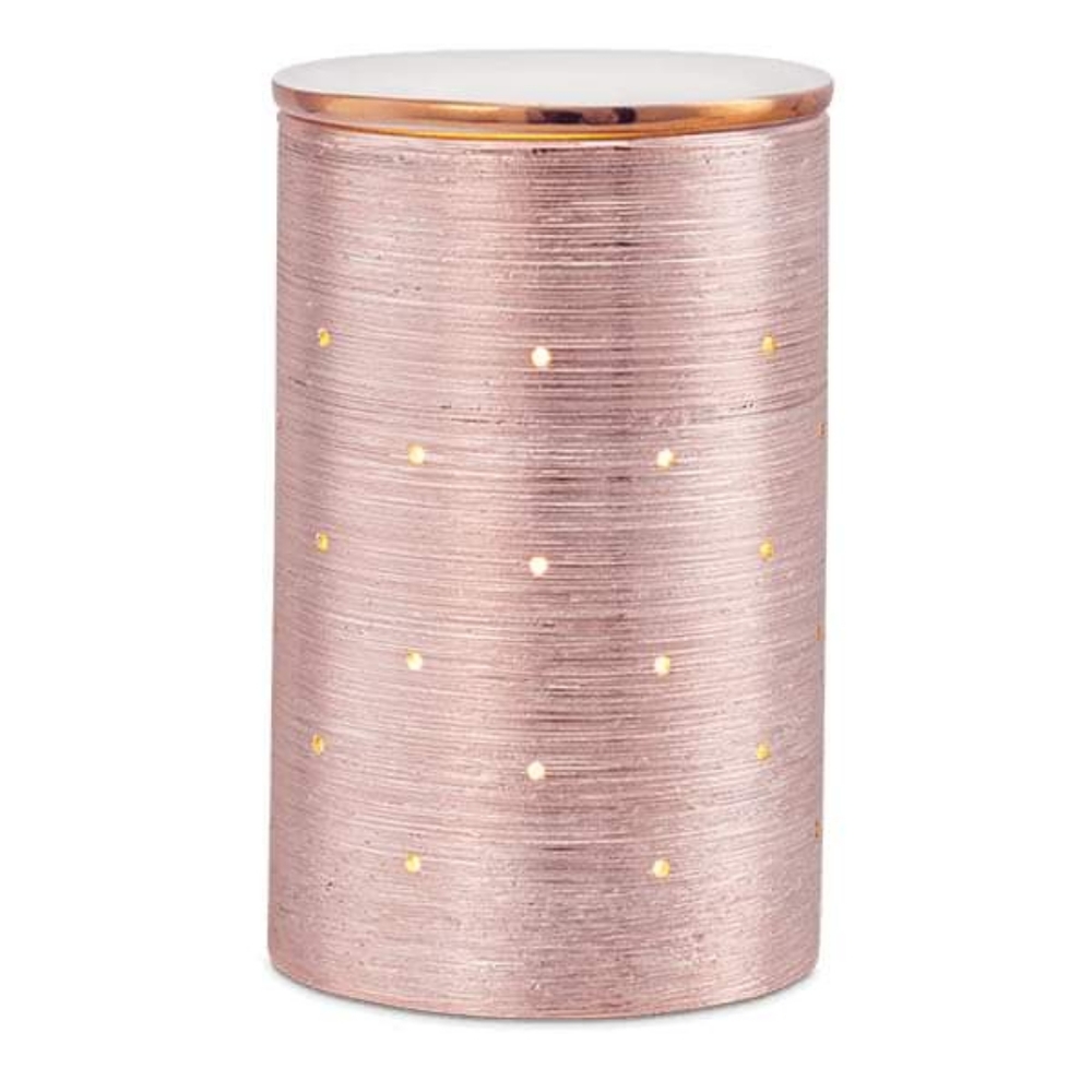 Scentsy Etched Core-Rose Gold Warmer